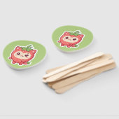 Cute Kawaii Aardbei Kat Handventilator Handwaaier (Niet-gemonteerd)