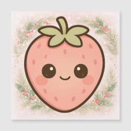 Cute Kawaii Aardbeimagneet