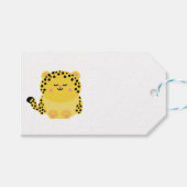 Cute kawaii-achtige dieren gift label cadeaulabel (Voorkant (Horizontaal))