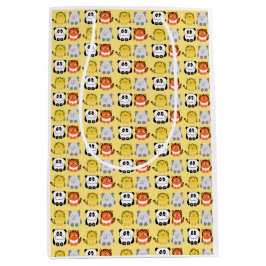 Cute kawaii-achtige dierencadeautas medium cadeauzakje