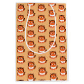 Cute kawaii-achtige tijgercadeautas medium cadeauzakje (Voorkant)