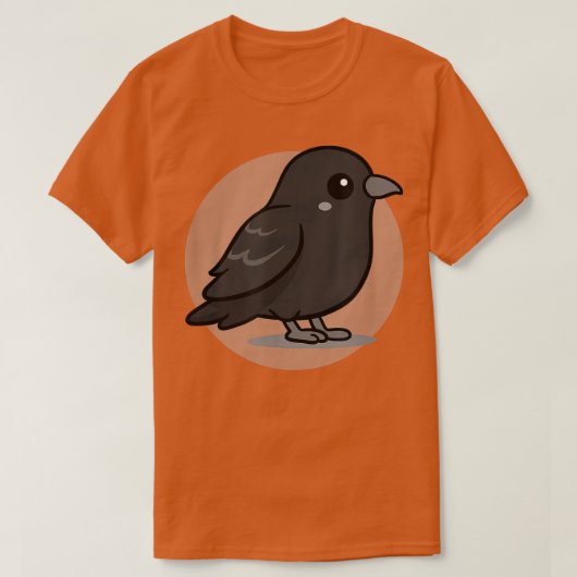 Cute Kawaii Aesthetic Raven T-shirt (Design voorkant)