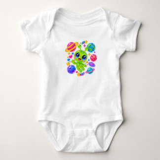Cute Kawaii Alien Ruimte Baby Rompertje
