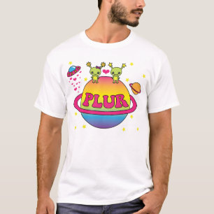 Cute Kawaii Aliens Plur T-shirt