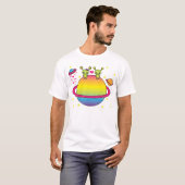 Cute Kawaii Aliens T-shirt (Voorkant volledig)