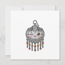 Cute Kawaii Amazigh Marokkaanse Zilveren Oorbelsti