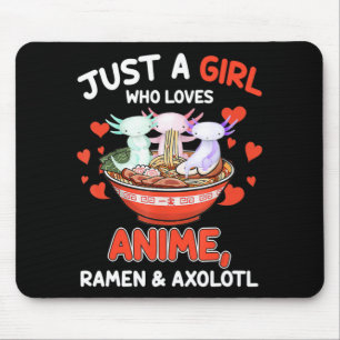 Cute Kawaii Anime Axolotl Japans Ramen Noodles G Muismat