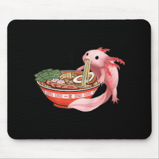 Cute Kawaii Anime Axolotl Japanse ramen Noodles A Muismat