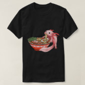 Cute Kawaii Anime Axolotl Japanse ramen Noodles A T-shirt (Design voorkant)