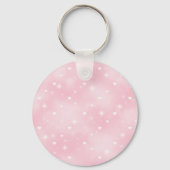 Cute Kawaii Anime Girl Face Keychain (Achterkant)