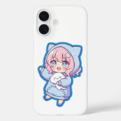 Cute Kawaii Anime Girl Sticker Case-Mate iPhone Case (Achterkant)