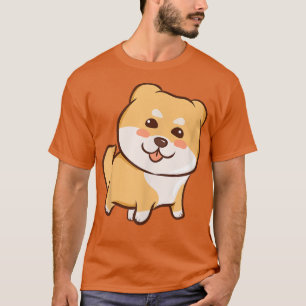 Cute Kawaii Anime - Shiba Inu Puppy Dog - Kawaii J T-shirt
