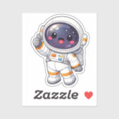 Cute Kawaii Astronaut Thumbs Up Vinyl Sticker (Vel)