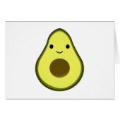 Cute Kawaii Avocado (Voorkant Horizontaal)