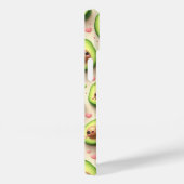 Cute Kawaii Avocado and Pink Hearts Pattern Sweet  Case-Mate iPhone Case (Achterkant / Rechts)