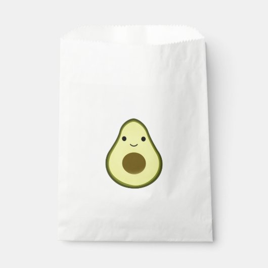 Cute Kawaii Avocado Bedankzakje (Voorkant)