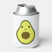 Cute Kawaii Avocado Blikjeskoeler (Blikje Voorkant)
