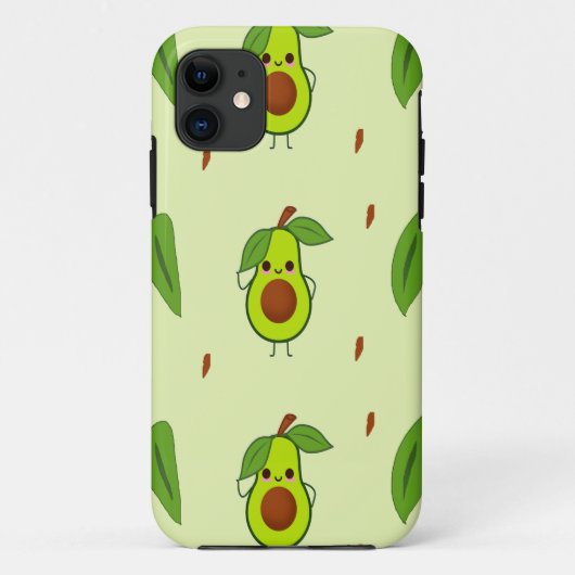 Cute kawaii avocado Case-Mate iPhone case (Achterkant)