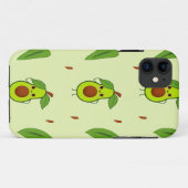 Cute kawaii avocado Case-Mate iPhone case (Achterkant (horizontaal))