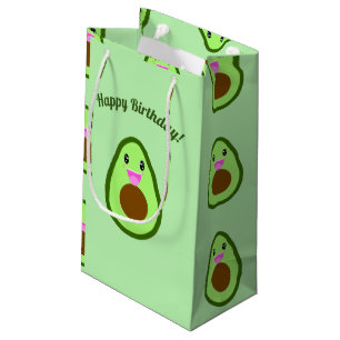 Cute Kawaii Avocado Happy Birthday Klein Cadeauzakje