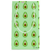 Cute Kawaii Avocado Happy Birthday Klein Cadeauzakje (Voorkant)