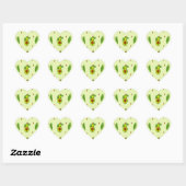 Cute kawaii avocado hart sticker (Vel)