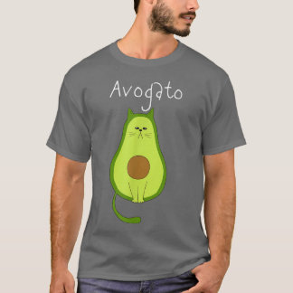 Cute Kawaii Avocado Kat Avogato T-shirt