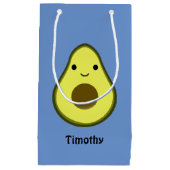 Cute Kawaii Avocado Klein Cadeauzakje (Voorkant)