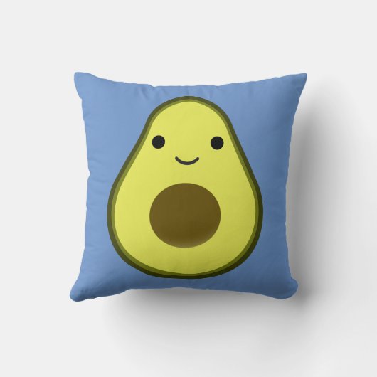 Cute Kawaii Avocado Kussen (Achterkant)
