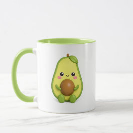 Cute Kawaii Avocado Mok | Schattige Fruit Koffie B