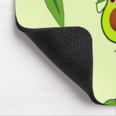 Cute kawaii avocado muismat (Hoek)