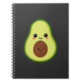 Cute kawaii avocado notitieboek (Voorkant)