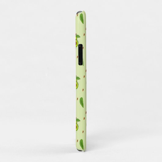 Cute kawaii avocado on green Case-Mate iPhone case (Achterkant/rechts)