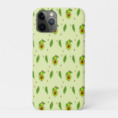 Cute kawaii avocado on green Case-Mate iPhone case (Achterkant)