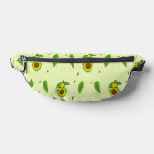 Cute kawaii avocado on green heuptasje (Liggend)