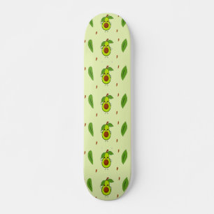 Cute kawaii avocado persoonlijk skateboard