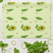 Cute kawaii avocado theedoek (Gevouwen)