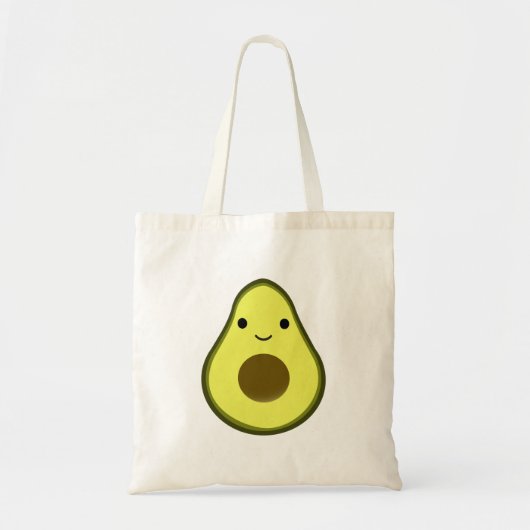 Cute Kawaii Avocado Tote Bag (Voorkant)