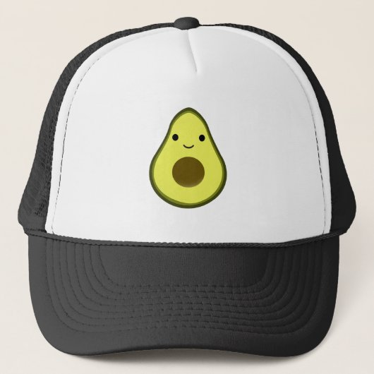 Cute Kawaii Avocado Trucker Pet (Voorkant)