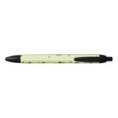 Cute kawaii avocado zwarte inkt pen (Achterkant)