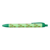 Cute kawaii avocado zwarte inkt pen (Bovenkant)