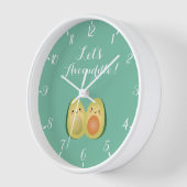 Cute Kawaii Avocados Couple Funny Let's Avocuddle (Hoek)