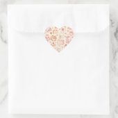 Cute Kawaii Axolotl Pattern | Pastel Ocean Hart Sticker (Tas)