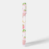 Cute Kawaii Axolotl & Strawberry Seamless Pattern Case-Mate iPhone Case (Achterkant / Rechts)
