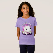 Cute Kawaii Axolotl T-shirt (Voorkant volledig)