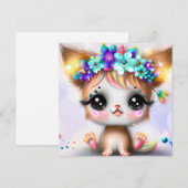 Cute Kawaii Baby Chihuahua Feestdagenkaart (Voorkant / Achterkant)