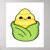 Cute Kawaii Baby Corn Poster (Voorkant)