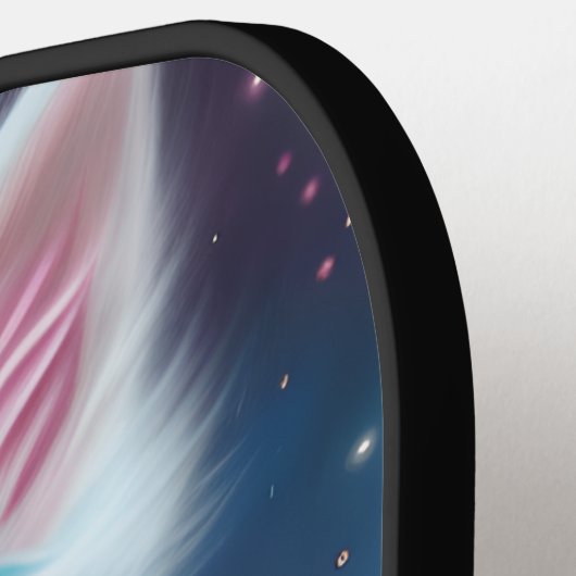 Cute Kawaii baby gestreept roze en blauwe kattenki Pickleball Paddle