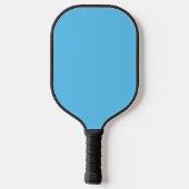 Cute Kawaii baby gestreept roze en blauwe kattenki Pickleball Paddle (Achterkant)