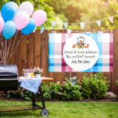 Cute Kawaii Baby-Q Gender Reveal Party Spandoek